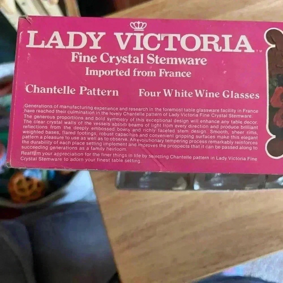 Lady Victoria Fine Crystal Stemware - Picture 4 of 4